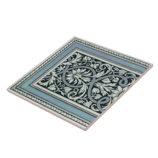 Mintons UK Klassisches griechisches Muster Fliese (Seite)