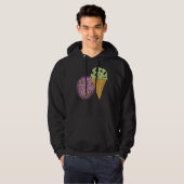Mintschokolade-Labrador Hoodie (Vorne ganz)