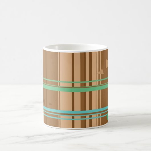 Mintschokoladengeometrie Kaffeetasse (Mittel)