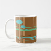 Mintschokoladengeometrie Kaffeetasse (Links)