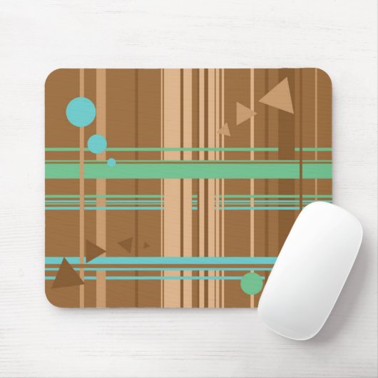 Mintschokoladengeometrie Mousepad (Mit Mouse)