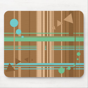 Mintschokoladengeometrie Mousepad