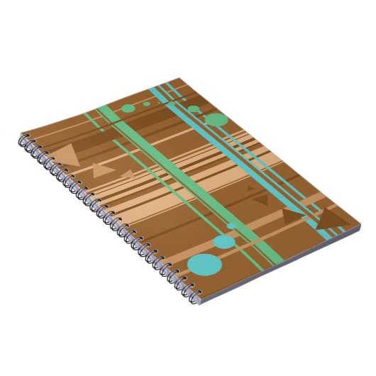 Mintschokoladengeometrie Notizblock (Rechte Seite)