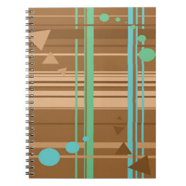 Mintschokoladengeometrie Notizblock