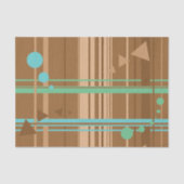 Mintschokoladengeometrie Seidenpapier (Vorderseite)