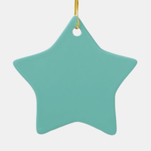 Mintsilberbuchstabe P Keramik Ornament (Hinten)