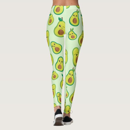Minty "Avo-Cute" Leggings (Rückseite)