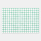 Minty Cosy Holiday Wrapping Paper Sheets Geschenkpapier Set (Vorderseite 2)
