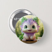 Minty, das charmante Axolotl Button (Vorne & Hinten)