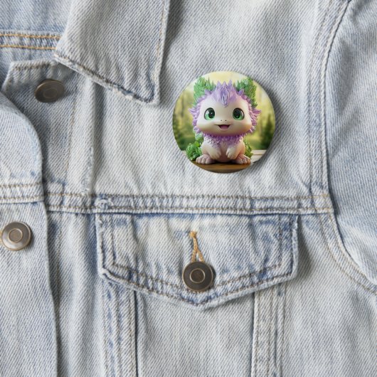 Minty, das charmante Axolotl Button (Beispiel)