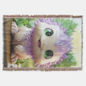 Minty, das charmante Axolotl Decke (Vorderseite)