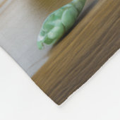 Minty, das charmante Axolotl Fleecedecke (Ecke)