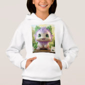 Minty, das charmante Axolotl Hoodie (Vorderseite)