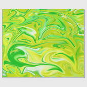 "Minty Dream: Die sanften Wirbel aus grünem Marmor Geschenkpapier (Flach)