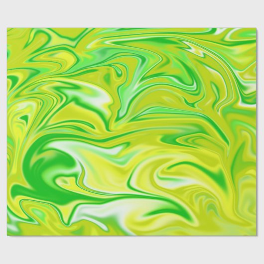 "Minty Dream: Die sanften Wirbel aus grünem Marmor Geschenkpapier (Flach)