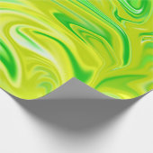 "Minty Dream: Die sanften Wirbel aus grünem Marmor Geschenkpapier (Ecke)