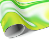 "Minty Dream: Die sanften Wirbel aus grünem Marmor Geschenkpapier (Rolleneckpunkt)