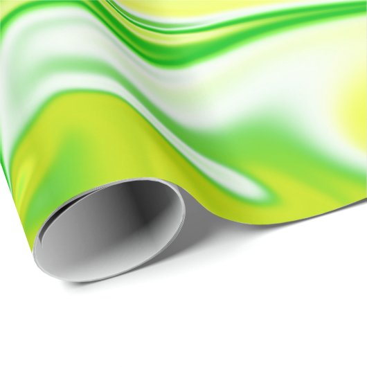 "Minty Dream: Die sanften Wirbel aus grünem Marmor Geschenkpapier (Rolleneckpunkt)