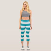 Minty Fresh - Gradient Capri Leggings (Vorderseite)