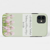 Minty Green Grace Biblical Bliss Fall Case-Mate iPhone Hülle (Rückseite (Horizontal))