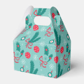 Minty Green Pickleball Frohe Weihnachten 🎁 Geschenkschachtel (Rückseite)