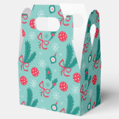 Minty Green Pickleball Frohe Weihnachten 🎁 Geschenkschachtel (Geöffnet)