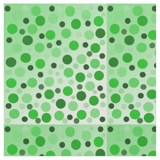 Minty Green Polka Dots, Stoff (Nahaufnahme)