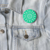 Minty Mandala Button (Beispiel)
