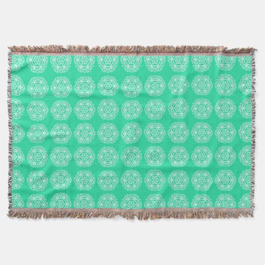 Minty Mandala Decke (Vorderseite)