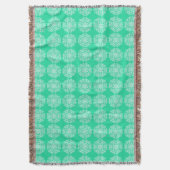 Minty Mandala Decke (Vorderseite Vertikal)