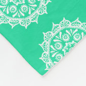 Minty Mandala Fleecedecke (Ecke)