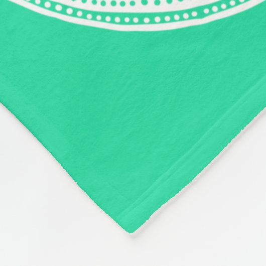 Minty Mandala Fleecedecke (Ecke)