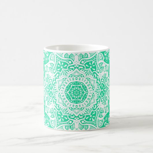 Minty Mandala Kaffeetasse (Mittel)