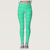 Minty Mandala Leggings (Vorderseite)