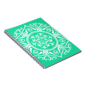 Minty Mandala Notizblock (Rechte Seite)