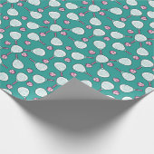 🎾 Minty Padel Power Pants Geschenkpapier (Ecke)