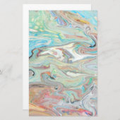 Minty Puddle Briefpapier (Vorne/Hinten)