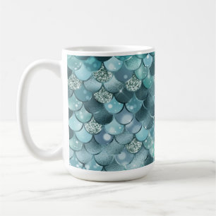 Minty Scales Mermaid Tasse