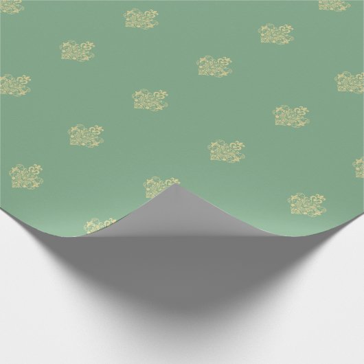 Minty Wappen Geschenkpapier (Ecke)