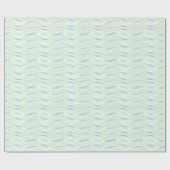 Minty Wave Geschenkpapier (Flach)