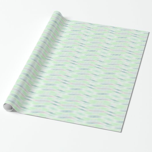 Minty Wave Geschenkpapier (Ungerollt)
