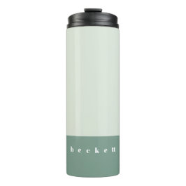 Minusfarbblock Thermosbecher