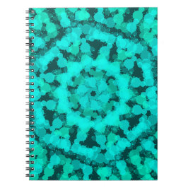 Minusgrün geometrisch notizblock