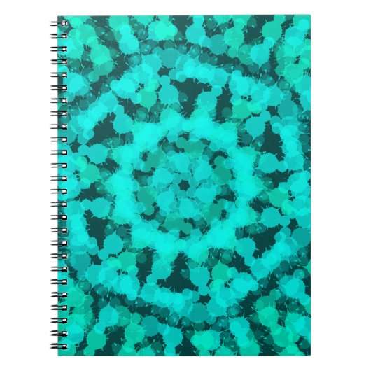 Minusgrün geometrisch notizblock (Vorderseite)