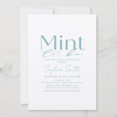 Minuspunkte für die Typografie als weißes Brautpar Einladung (Vorderseite)