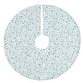 Minuspunkte Leinenimitat Weihnachtsbaumdecke (Vorderseite)