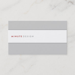 Minute Design Business Card Visitenkarte
