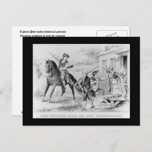 Minute Männer Postkarte (Vorne/Hinten)