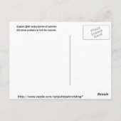 Minute Männer Postkarte (Rückseite)