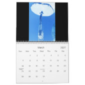 Minute mit einem Pilz Kalender (Mär 2027)